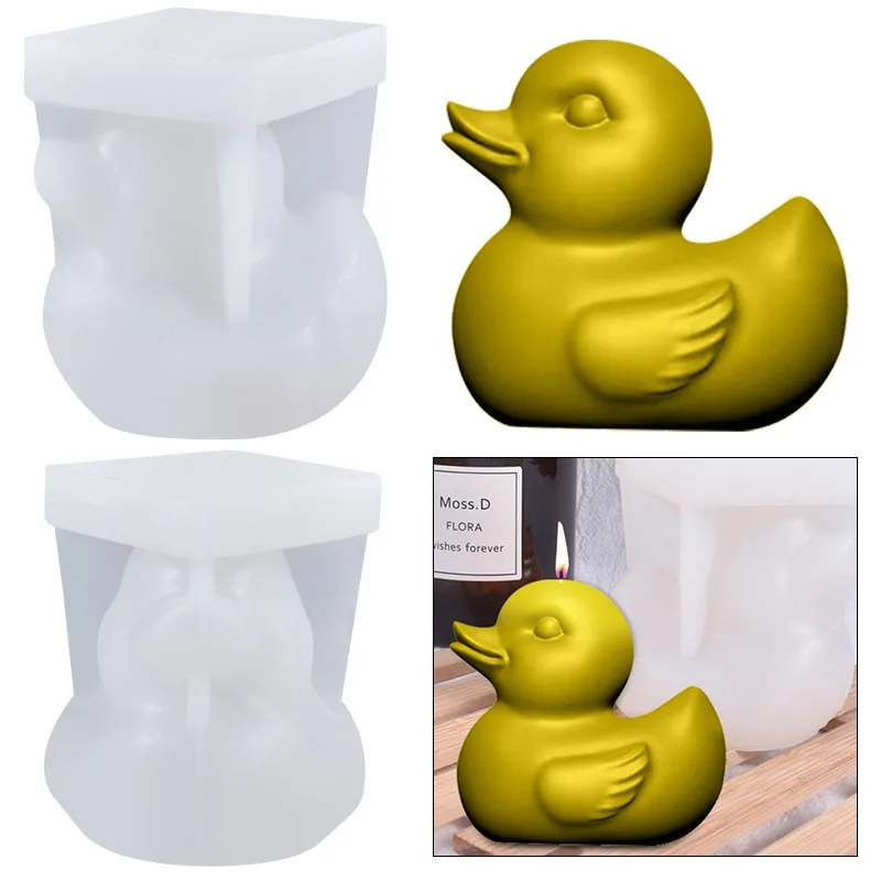 DIY Handmade Resin Mold Three-dimensional Small Yellow Duck Silicone Mold 3D Duck Aromatherapy Plaster Candle Mold
DIY Handmade Resin Mold Three-dimensional Small Yellow Duck Silicone Mold 3D Duck Aromatherapy Plaster Candle Mold