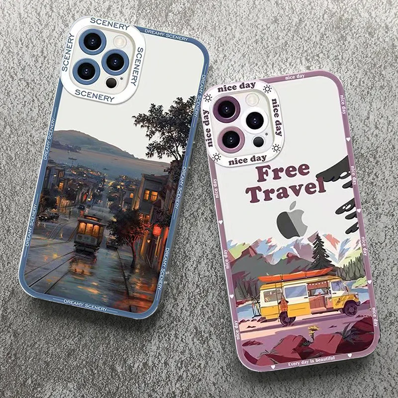 Cratoon Travel Car House Scenery Clear Case For Xiaomi Mi 12 11 Lite 5G 13 12X 12S 12T 11T 10T Poco X5 Pro X4 X3 M4 M3 F3 Cover
Cratoon Travel Car House Scenery Clear Case For Xiaomi Mi 12 11 Lite 5G 13 12X 12S 12T 11T 10T Poco X5 Pro X4 X3 M4 M3 F3 Cover
