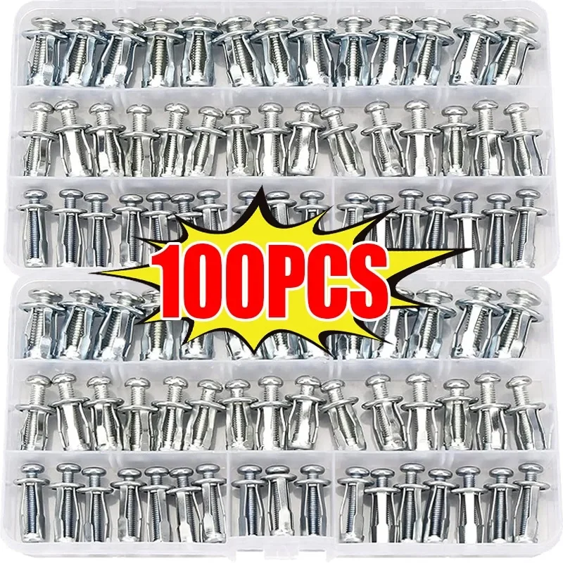 100/4 шт. лепестковый винт, гайки, винтовые анкеры, расширительные заглушки для занавесок, расширительный зажим, заклепки, стопорный болт, настенные крепления
100/4 шт. лепестковый винт, гайки, винтовые анкеры, расширительные заглушки для занавесок, расширительный зажим, заклепки, стопорный болт, настенные крепления