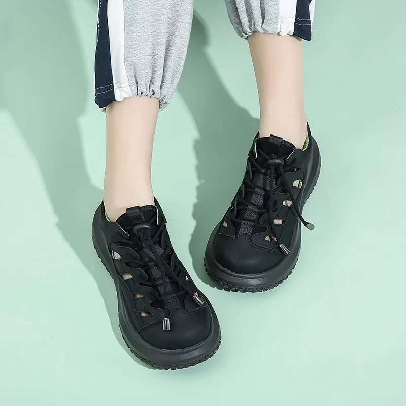 Женские спортивные туфли, ажурные кроссовки на платформе, на шнуровке, Нескользящие, повседневная обувь 
Женские спортивные туфли, ажурные кроссовки на платформе, на шнуровке, Нескользящие, повседневная обувь