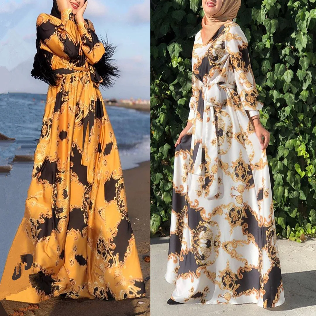 2023 Europe and the United States spring new women's print lace-up fashion slim dress
2023 Europe and the United States spring new women's print lace-up fashion slim dress