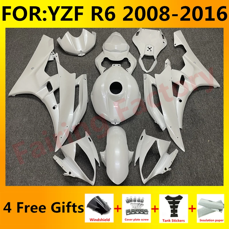 Полный комплект обтекателей для мотоцикла, подходит для YZF R6 YFZ-R6 2008 2009 2010 2011 2012 2013 2014 2015 2016 комплекты обтекателей кузова, белый
Полный комплект обтекателей для мотоцикла, подходит для YZF R6 YFZ-R6 2008 2009 2010 2011 2012 2013 2014 2015 2016 комплекты обтекателей кузова, белый