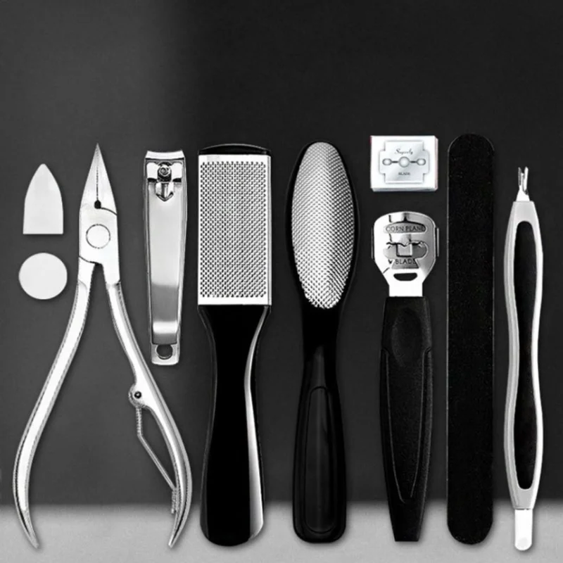 8 Pcs Pedicure Foot Care Tools Set Heel Toe Grinding Foot Rasp Peeling Dead Skin Removal Kit Nail Clippers Manicure Tools
8 Pcs Pedicure Foot Care Tools Set Heel Toe Grinding Foot Rasp Peeling Dead Skin Removal Kit Nail Clippers Manicure Tools