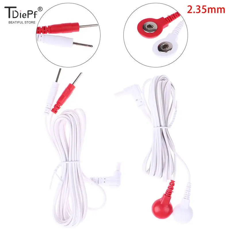 1.5/1.8M Electrode Cable Conductive Wire For TENS Unit Muscle Stimulator Digital Therapy Machine Massager Health Care 2.35MM
1.5/1.8M Electrode Cable Conductive Wire For TENS Unit Muscle Stimulator Digital Therapy Machine Massager Health Care 2.35MM