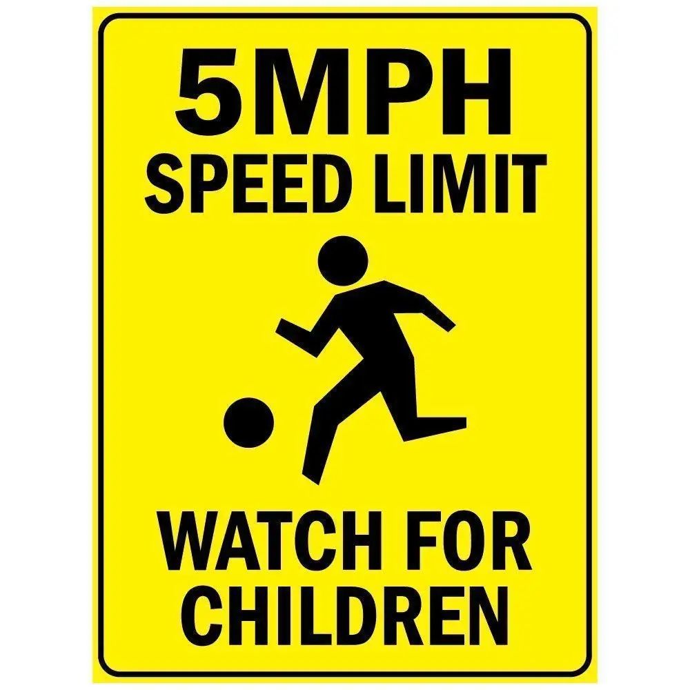 Metal Tin Sign Man Cave Garage Decor 12 x 8 Inches 5 Speed Limit Watch for Children Materials Iron Painting Tin Sign Wall Decor
Metal Tin Sign Man Cave Garage Decor 12 x 8 Inches 5 Speed Limit Watch for Children Materials Iron Painting Tin Sign Wall Decor