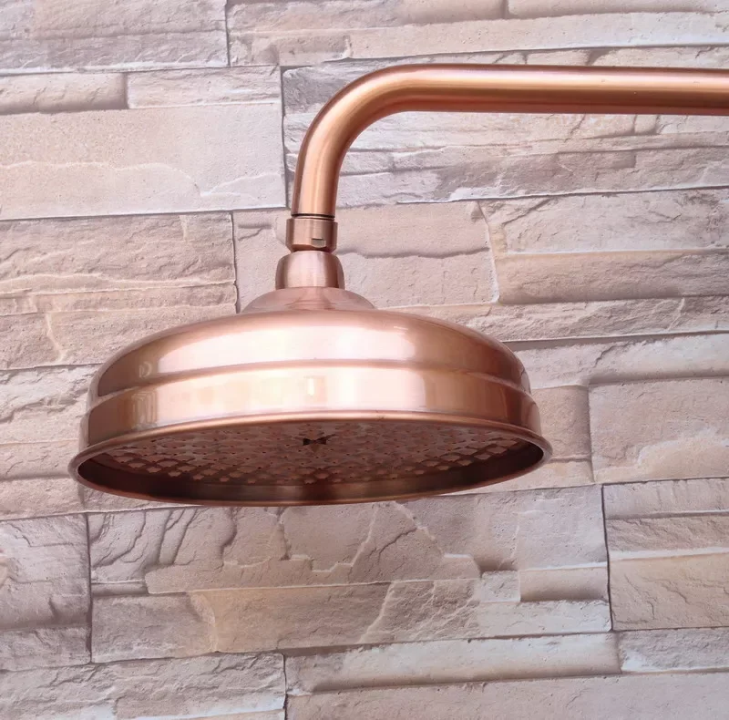 NEW Antique Red Copper Round 8" Rainfall Shower Head, Extension Pipe Wall Arm Shower Arm Bathroom Accessory (Standard 1/2&q
NEW Antique Red Copper Round 8" Rainfall Shower Head, Extension Pipe Wall Arm Shower Arm Bathroom Accessory (Standard 1/2&q