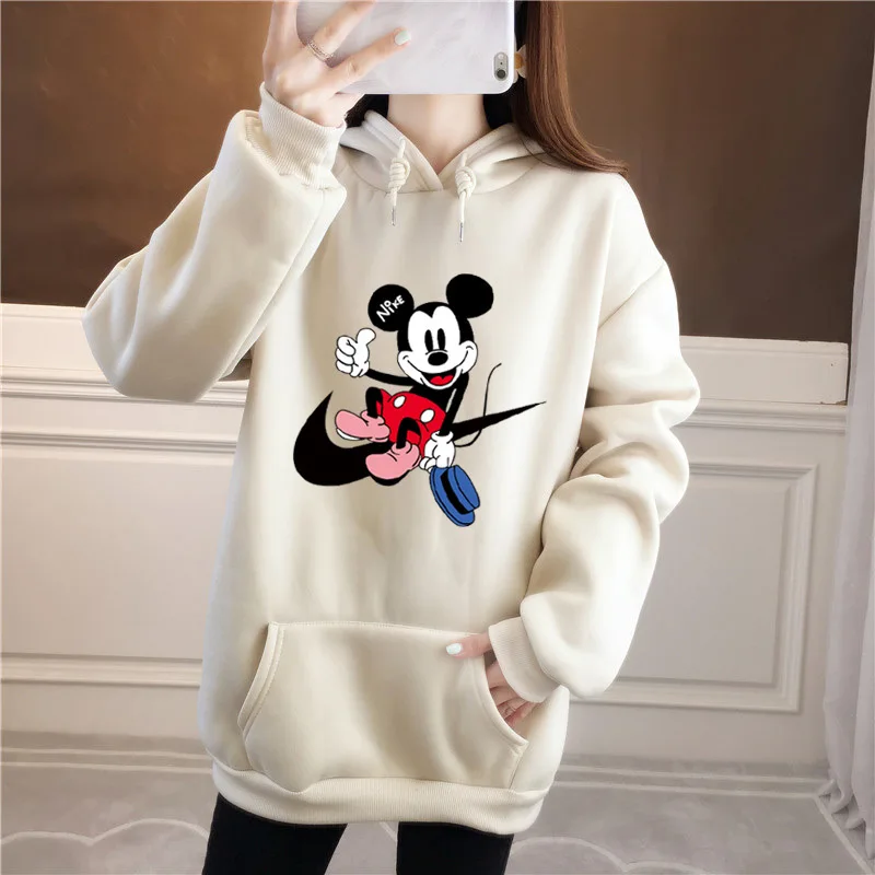 Disney Women's Mickey Mouse Spring and Autumn New Fashion Sweater Long Sleeve Casual Loose Hoodie Clothes
Disney Women's Mickey Mouse Spring and Autumn New Fashion Sweater Long Sleeve Casual Loose Hoodie Clothes