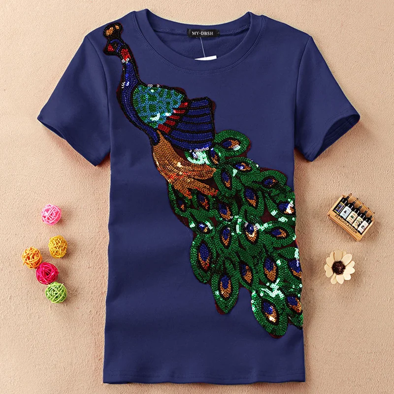 cotton Pure Short sleeve T shirt women Fashion Sequins O-Neck Tops Summer Tshirt womens Casual T-shirt Plus size S-5XL
cotton Pure Short sleeve T shirt women Fashion Sequins O-Neck Tops Summer Tshirt womens Casual T-shirt Plus size S-5XL