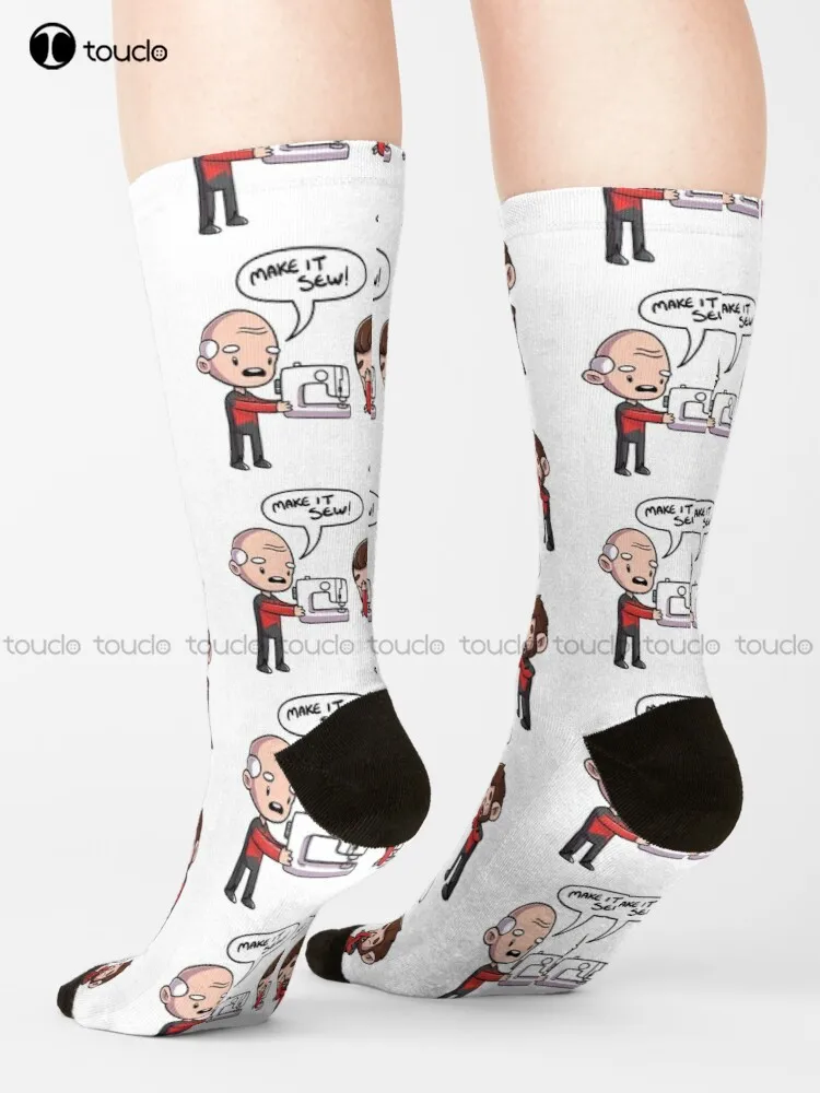 

Make It Sew Socks Girls Soccer Socks Personalized Custom Unisex Adult Teen Youth Socks 360° Digital Print Hd High Quality Gift