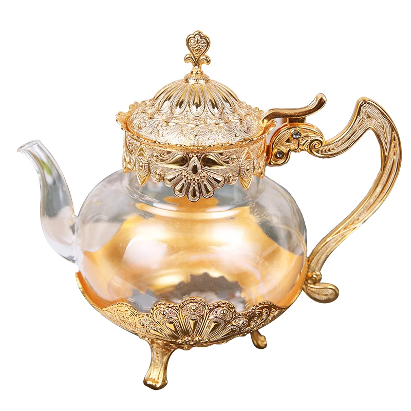 Golden Glass Teapot Kitchen Metal Cold Kettle Coffee Pot Tea Set Kettle Tea Pot 1.0L Glass Teapot Coffee House Decorate Tea
Golden Glass Teapot Kitchen Metal Cold Kettle Coffee Pot Tea Set Kettle Tea Pot 1.0L Glass Teapot Coffee House Decorate Tea