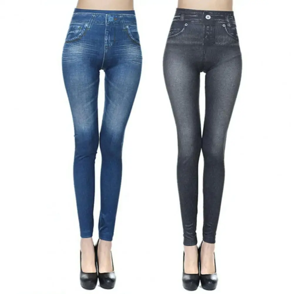 Washable Chic Stylish Fake Jeans Women Base Pants 3 Colors Women Trousers Skinny for Office
Washable Chic Stylish Fake Jeans Women Base Pants 3 Colors Women Trousers Skinny for Office