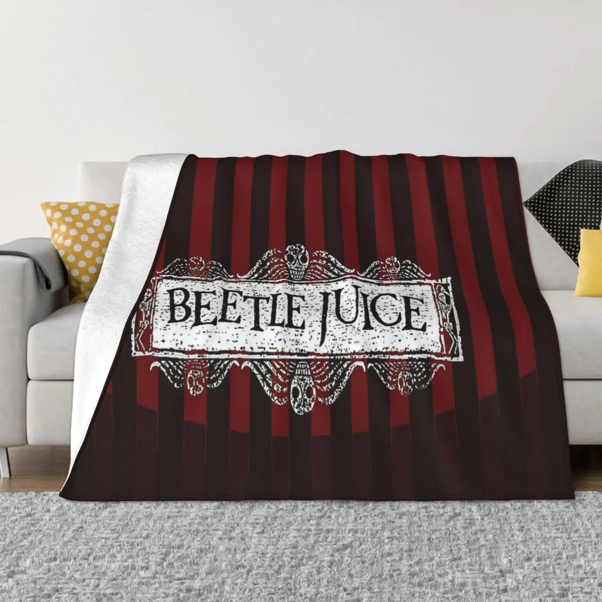 Beetlejuice Horror Movie Blankets Fleece Summer Multi-function Super Warm Throw Blankets for Sofa Couch Bedspread
Beetlejuice Horror Movie Blankets Fleece Summer Multi-function Super Warm Throw Blankets for Sofa Couch Bedspread