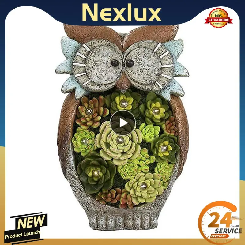 Garden Statue Resin Owl Tortoise Snails Figurine Garden Lawn Ornaments with Solar LED Lights for Outdoor Yard Garden Decorations
Garden Statue Resin Owl Tortoise Snails Figurine Garden Lawn Ornaments with Solar LED Lights for Outdoor Yard Garden Decorations