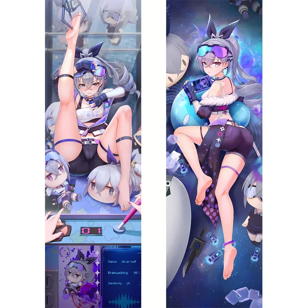 59 "Game Honkai:Star Rail Silver Wolf Dakimakura обнимающая наволочка для тела наволочка с рисунком аниме декоративная подушка
59 "Game Honkai:Star Rail Silver Wolf Dakimakura обнимающая наволочка для тела наволочка с рисунком аниме декоративная подушка