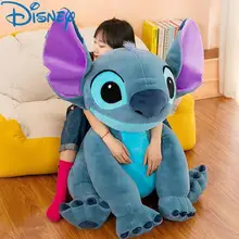 Disney Large Size Lilo&Stitch Plush Stuffed Doll Kawaii Animal Cartoon Couple Sleepingpillow Softmaterial Toy Girl For Kids Gift