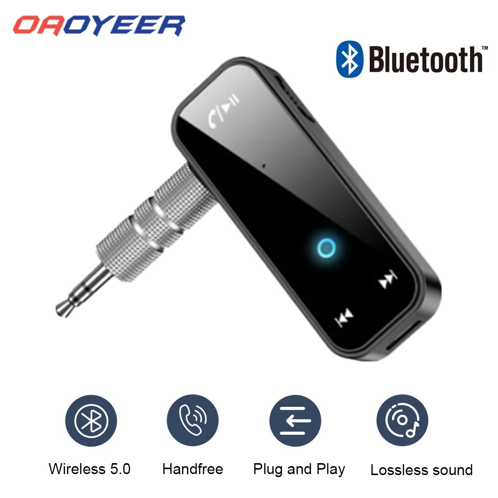 Bluetooth 5.0 Transmitter Receiver 2 in1 Jack Wireless Adapter 3.5mm Audio Adapter For Car Audio AUX Music Handsfree Headset
Bluetooth 5.0 Transmitter Receiver 2 in1 Jack Wireless Adapter 3.5mm Audio Adapter For Car Audio AUX Music Handsfree Headset