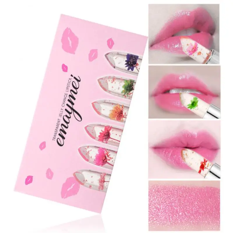 Jelly Dried Flower Color Changing Lip Balm Set Lipstick Transparent Non-stick Cup Lipbalm Lips Care Makeup Korean Cosmetic
Jelly Dried Flower Color Changing Lip Balm Set Lipstick Transparent Non-stick Cup Lipbalm Lips Care Makeup Korean Cosmetic