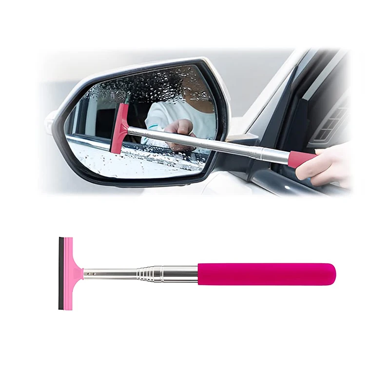 Car Rearview Mirror Scraper Retractable Glass Squeegee Water Cleaner Tool with Telescopic Long Rod Universal Auto Accessories
Car Rearview Mirror Scraper Retractable Glass Squeegee Water Cleaner Tool with Telescopic Long Rod Universal Auto Accessories