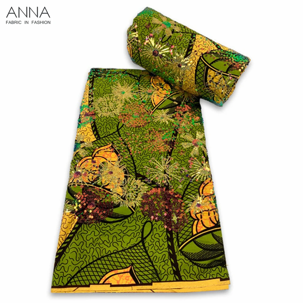 High Quality 100% Cotton African Wax Fabric with Sequins Ankara Wax Print Fabric 6yards Women Fabric For Sewing VLS6042
High Quality 100% Cotton African Wax Fabric with Sequins Ankara Wax Print Fabric 6yards Women Fabric For Sewing VLS6042