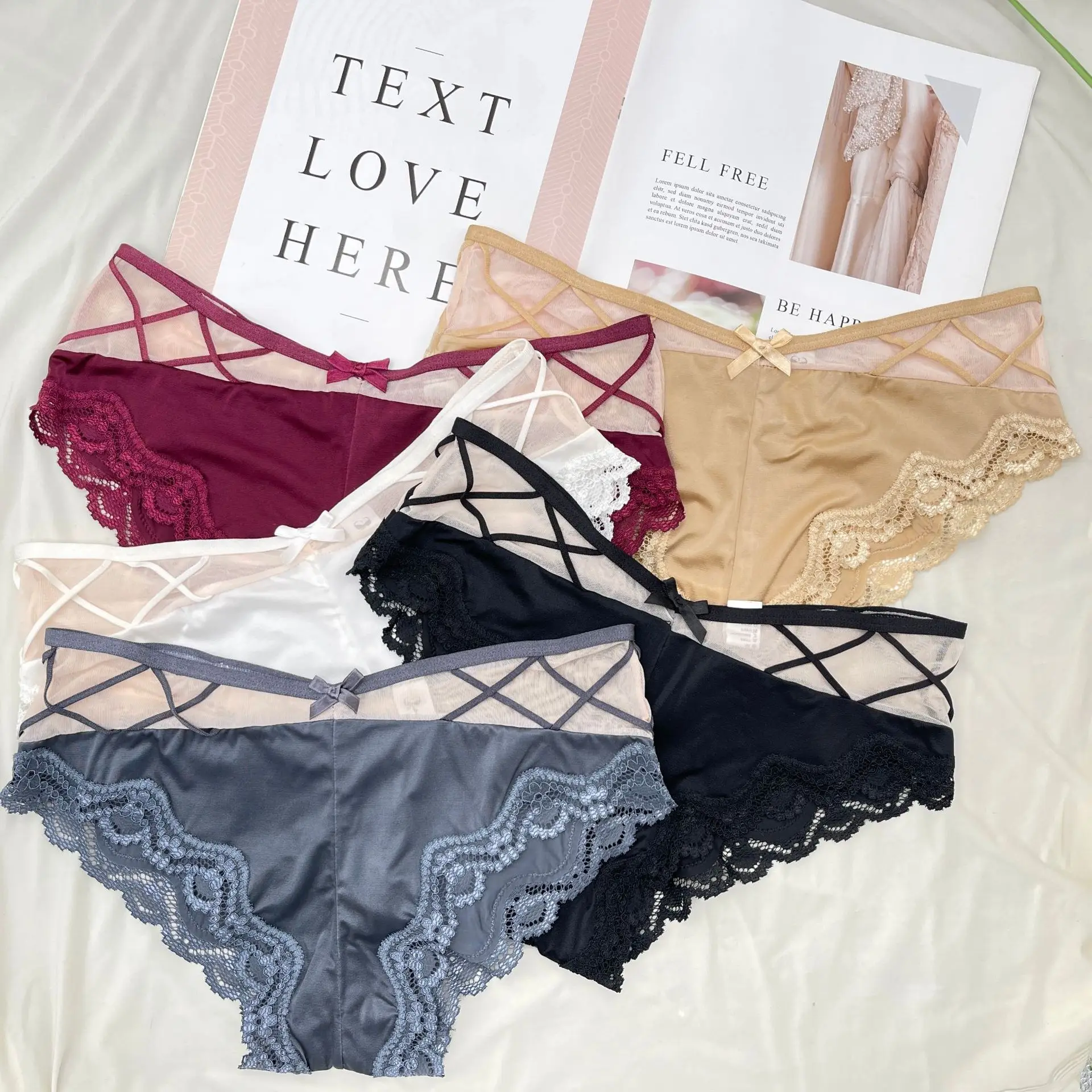 5PCS Panties for Woman Underwear Sexy Lace Breathable Soft Lingerie Female Briefs Panty Sexy Transparent Women's Underpants
5PCS Panties for Woman Underwear Sexy Lace Breathable Soft Lingerie Female Briefs Panty Sexy Transparent Women's Underpants