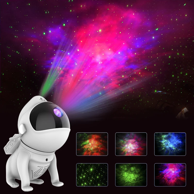 Space Led Dog Night Light Galaxy Star Astronaut Projector Lamps with APP Lights for Children Bedroom Decorative Birthday Gift
Space Led Dog Night Light Galaxy Star Astronaut Projector Lamps with APP Lights for Children Bedroom Decorative Birthday Gift