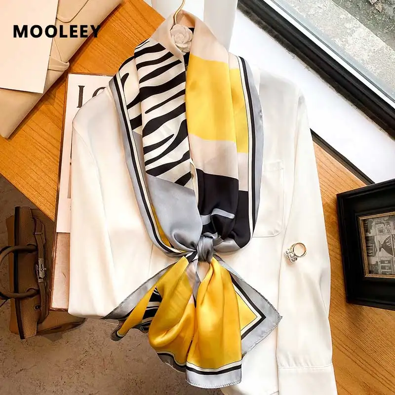 Luxury Brand Geometric Print Silk Scarf for Women Soft Chiffon Headbands Summer Shawls Office Neckerchief Ladies Scarves Gifts
Luxury Brand Geometric Print Silk Scarf for Women Soft Chiffon Headbands Summer Shawls Office Neckerchief Ladies Scarves Gifts