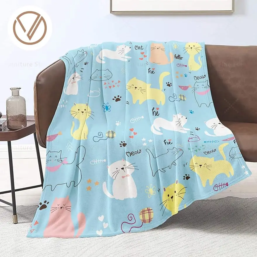 Детское Флисовое одеяло, мягкое Фланелевое покрывало с рисунком кота, для младенцев, подарок для маленьких кошек
Детское Флисовое одеяло, мягкое Фланелевое покрывало с рисунком кота, для младенцев, подарок для маленьких кошек
