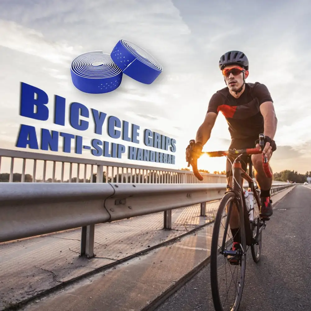 2pcs Cycling PU Leather Handle Punching Bicycle Grips Anti-slip Sweat-absorbent Handlebar Tape Wrap Classic Bicycle Parts
2pcs Cycling PU Leather Handle Punching Bicycle Grips Anti-slip Sweat-absorbent Handlebar Tape Wrap Classic Bicycle Parts