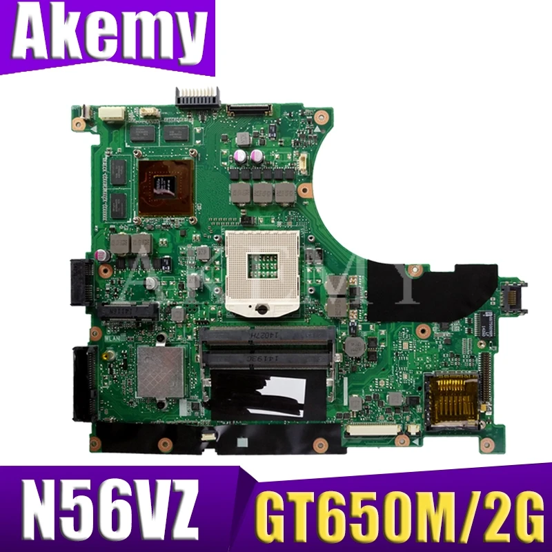 Akemy N56VZ motherboard GT650M/2G For ASUS N56VZ N56VB N56VM N56VJ N56VV N56V laptop motherboard test 100% OK original mainboard
Akemy N56VZ motherboard GT650M/2G For ASUS N56VZ N56VB N56VM N56VJ N56VV N56V laptop motherboard test 100% OK original mainboard