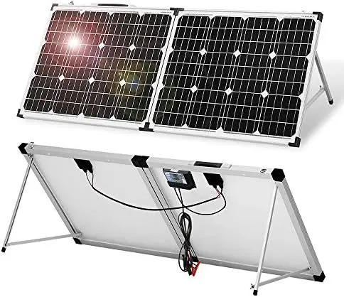 Portable Foldable 150W 18v Solar Suitcase Monocrystalline, Folding Solar Panel Kit with Controller to Charge 12 Volts Batteries
Portable Foldable 150W 18v Solar Suitcase Monocrystalline, Folding Solar Panel Kit with Controller to Charge 12 Volts Batteries