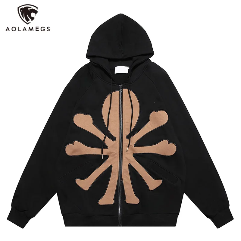 Gothic Cool Men's Abstract Graphic Embroidery Patch Hoodies Oversized Double Pockets Zipper Hooded Sweatshirt Couple Jackets
Gothic Cool Men's Abstract Graphic Embroidery Patch Hoodies Oversized Double Pockets Zipper Hooded Sweatshirt Couple Jackets