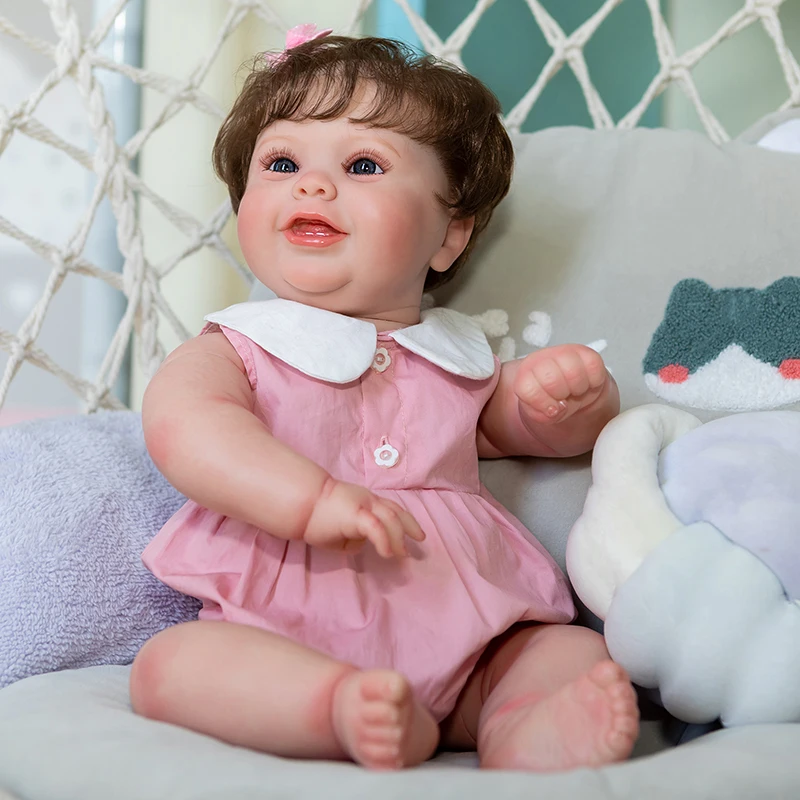 50CM Reborn Baby Toddler Doll Girl Lifelike 3D Painting with Visible Veins Rooted Hair High Quality Collectible Art
50CM Reborn Baby Toddler Doll Girl Lifelike 3D Painting with Visible Veins Rooted Hair High Quality Collectible Art