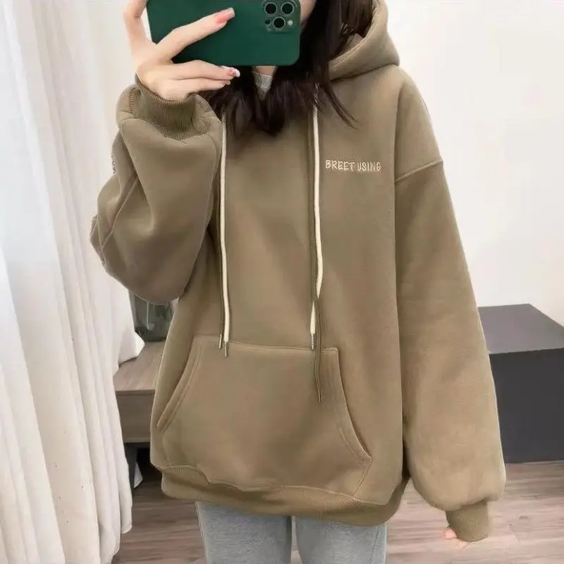 Warm Casual Hoodies 2022 Winter Women Hoodies Korean Fashion Thick Fleece Letter Loose Hooded Pullover Women Clothing
Warm Casual Hoodies 2022 Winter Women Hoodies Korean Fashion Thick Fleece Letter Loose Hooded Pullover Women Clothing