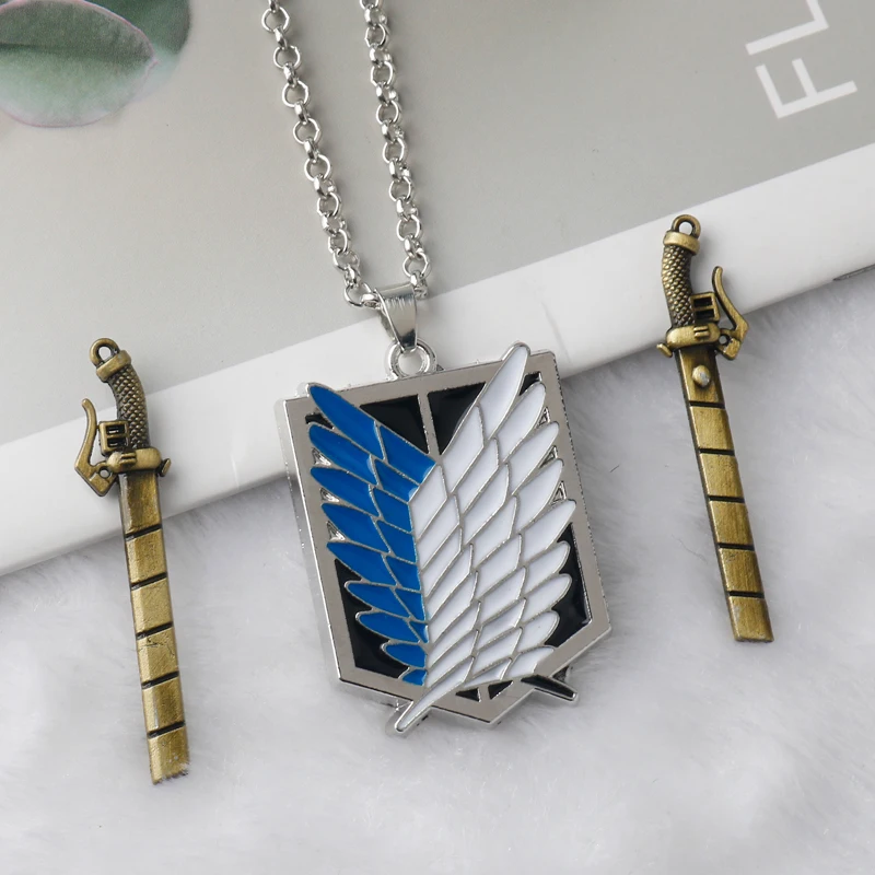 Anime Attack Giant Wings of Freedom Investigation Corps Necklace Detachable Alloy Keychain Accessories Unisex Jewellery
Anime Attack Giant Wings of Freedom Investigation Corps Necklace Detachable Alloy Keychain Accessories Unisex Jewellery
