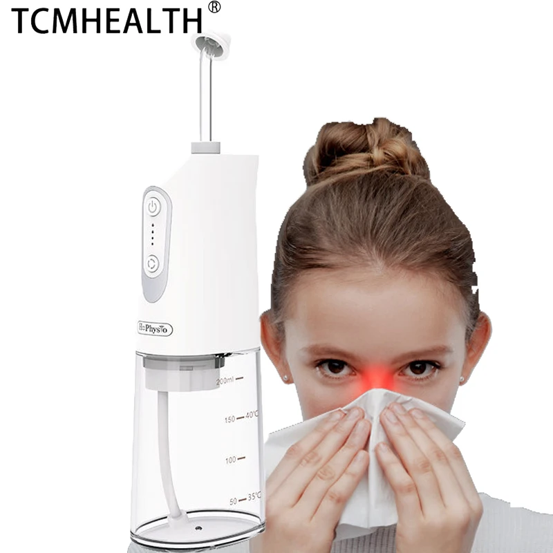 TCMHEALTH Household Waterproof Electric Nasal Washer Nasal Cleaning Adult and Child Nasal Washer Rinse Nose Home Appliance
TCMHEALTH Household Waterproof Electric Nasal Washer Nasal Cleaning Adult and Child Nasal Washer Rinse Nose Home Appliance