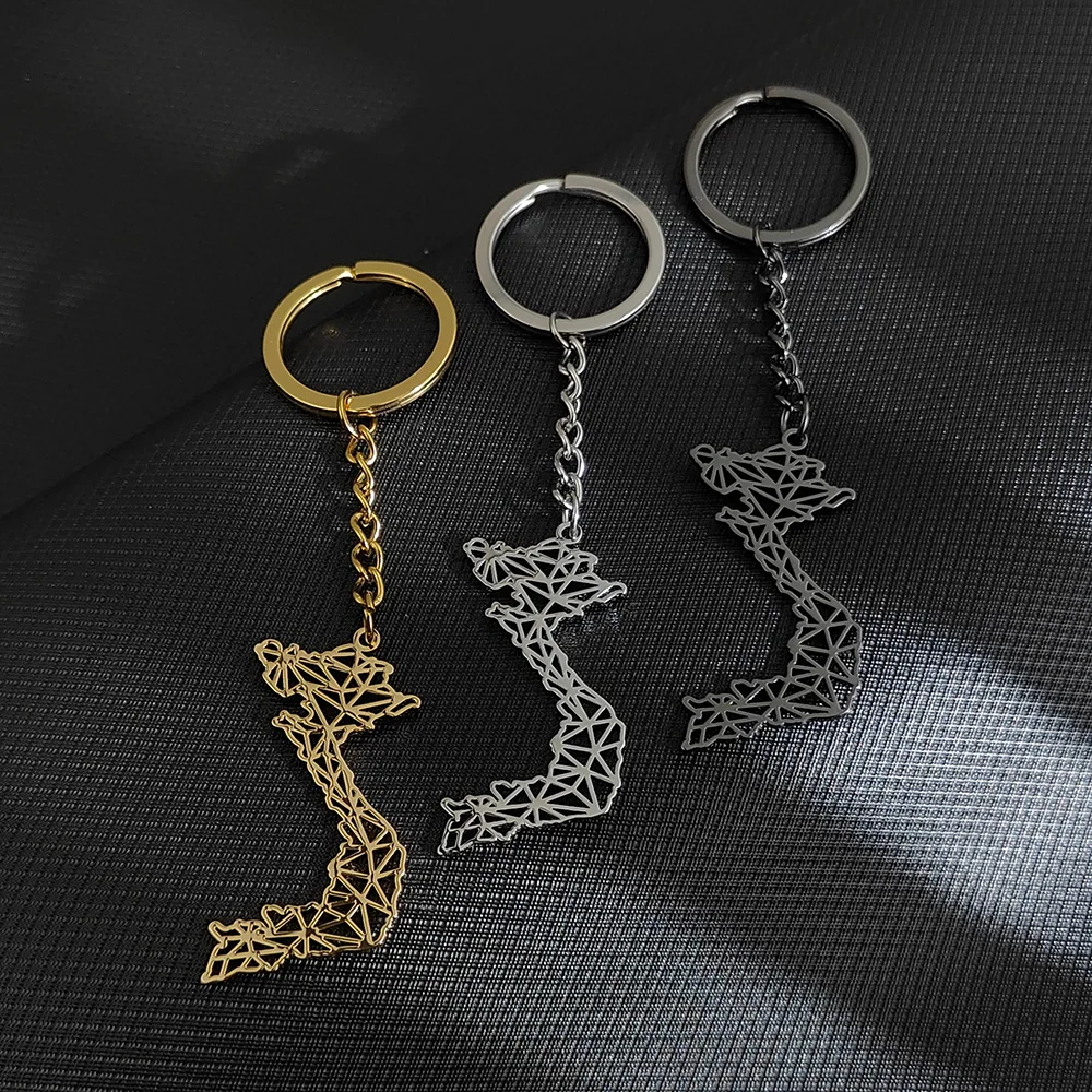 Minimalist Vietnam Map Pendant Keychain Vietnam Tribal World Love Key Ring Accessory Stainless Steel Jewelry
Minimalist Vietnam Map Pendant Keychain Vietnam Tribal World Love Key Ring Accessory Stainless Steel Jewelry