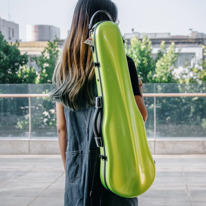 CHRISTINA Violin Case Triangle New Model, Glass Steel Carbon Fiber, Extra Bags Removable Neck Pad, Shipping from US (VB94-GC)
CHRISTINA Violin Case Triangle New Model, Glass Steel Carbon Fiber, Extra Bags Removable Neck Pad, Shipping from US (VB94-GC)