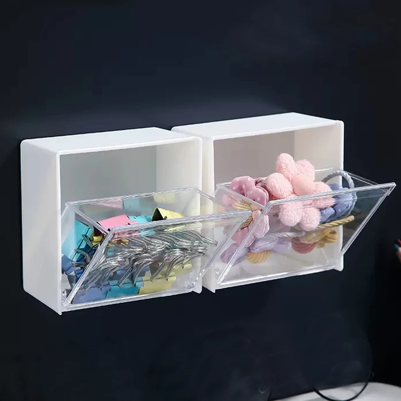 Cotton Swabs Box Cosmetic Power Puff Wall Mounted Storage Case Bathroom Organizer Plastic Small Drawer Jewelry Container Box
Cotton Swabs Box Cosmetic Power Puff Wall Mounted Storage Case Bathroom Organizer Plastic Small Drawer Jewelry Container Box