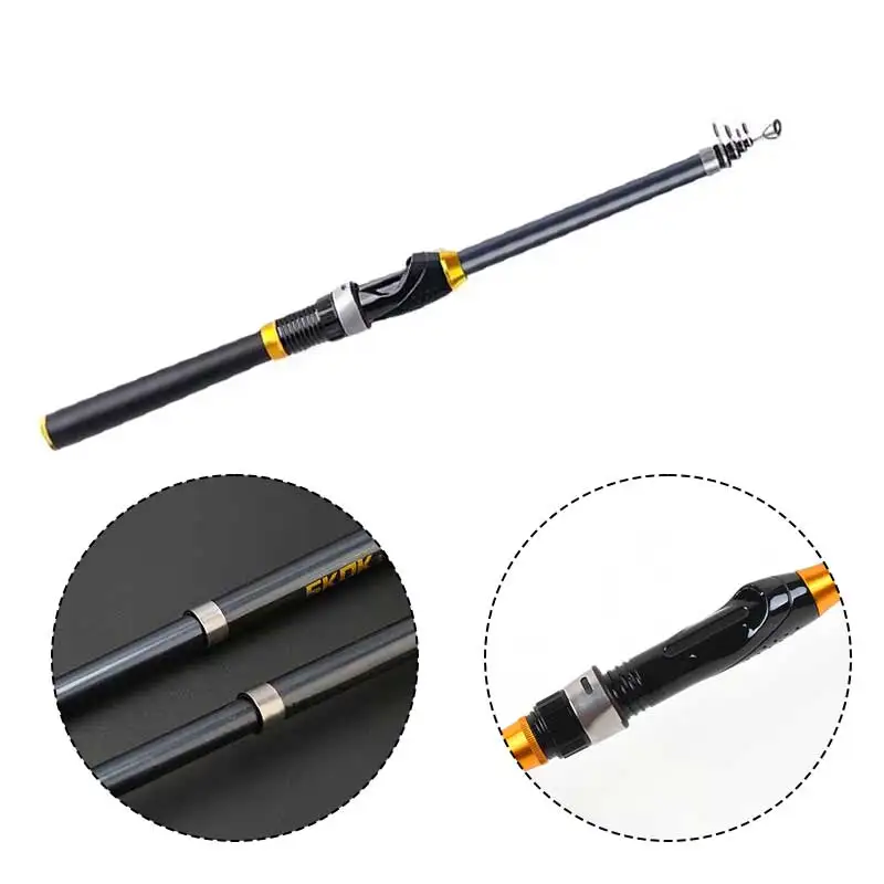 Convenient Short Section Telescopic Fishing Rod Fiberglass Sea Rod 1.5m-2.7m Durable Ultra Light Telescopic Travel Pole
Convenient Short Section Telescopic Fishing Rod Fiberglass Sea Rod 1.5m-2.7m Durable Ultra Light Telescopic Travel Pole