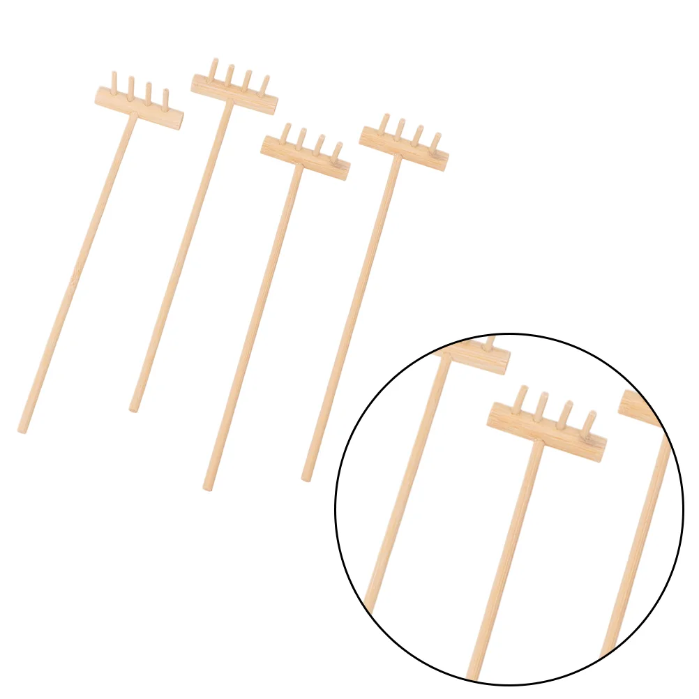 4pcs 14x3.5cm Creative Rake Ornament Mini Rake Adornment Home Rake Craft Bamboo Table Accessory
4pcs 14x3.5cm Creative Rake Ornament Mini Rake Adornment Home Rake Craft Bamboo Table Accessory