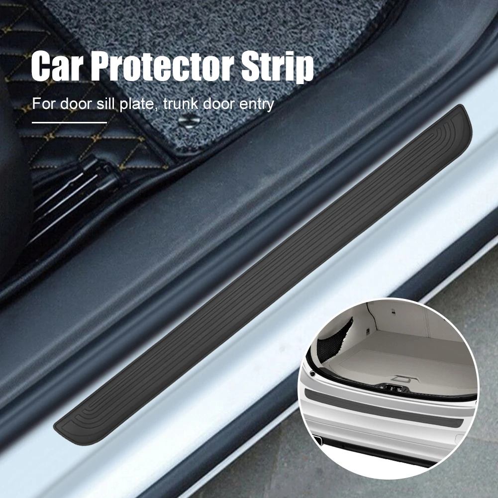 Multifunctional Car Rear Bumper Protector PVC Strip Scratch Resistant Self Adhesive Trunk Door Guard Universal Car Protector
Multifunctional Car Rear Bumper Protector PVC Strip Scratch Resistant Self Adhesive Trunk Door Guard Universal Car Protector