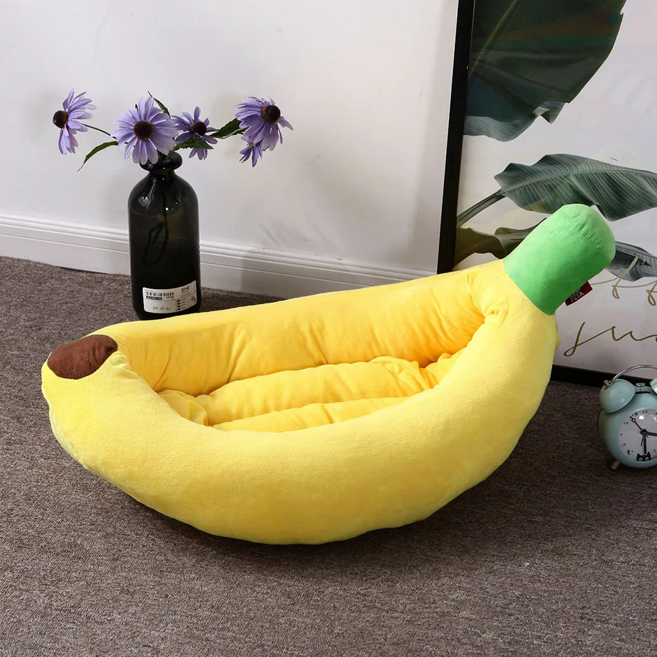 Pet Bed Cartoon Banana Bed Mat Washable Kennel Soft Cushion Comfortable Sofa Warm Nest Houses Cat Dog Bed Pad Pets Supplies
Pet Bed Cartoon Banana Bed Mat Washable Kennel Soft Cushion Comfortable Sofa Warm Nest Houses Cat Dog Bed Pad Pets Supplies