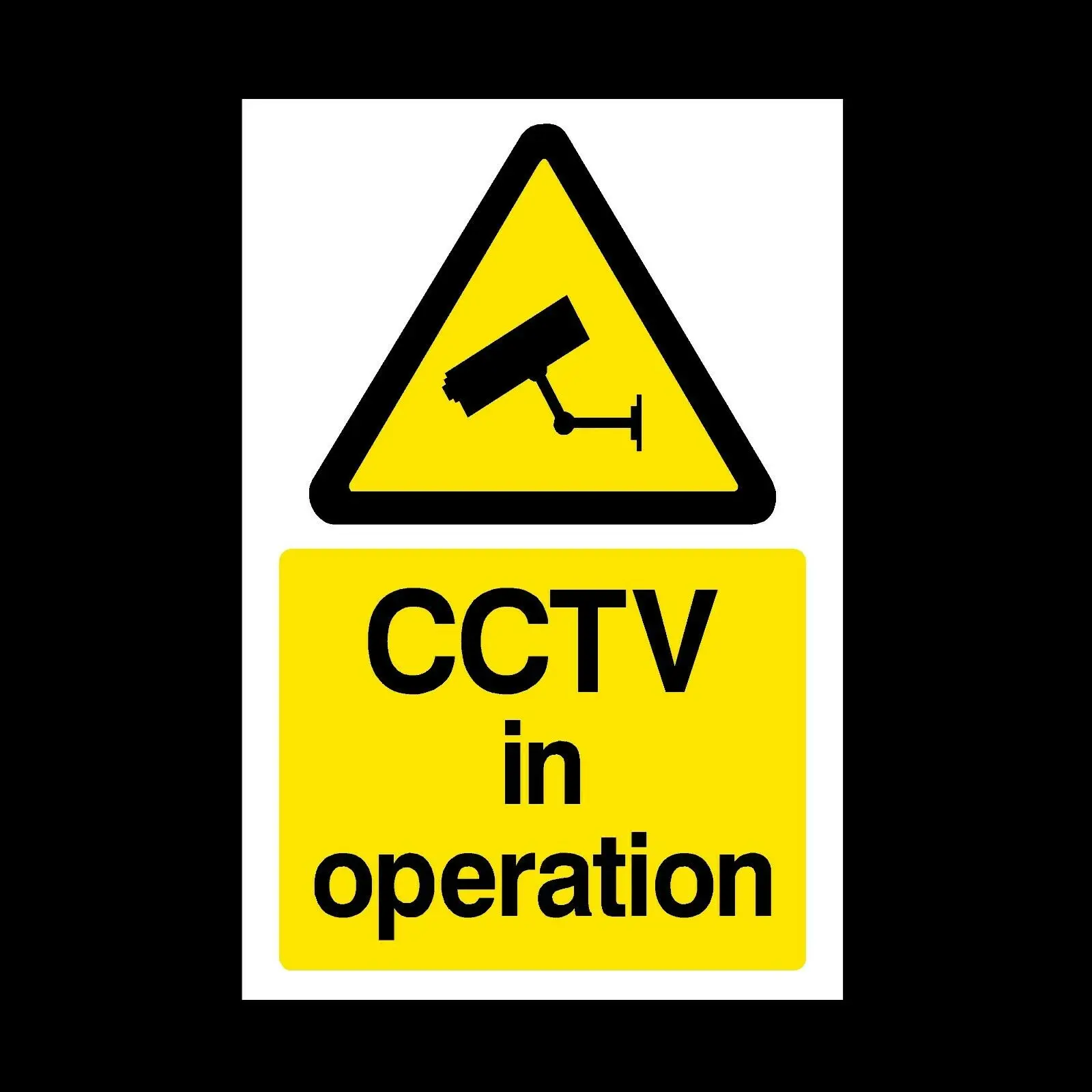 CCTV In Operation Sign Security, Surveillance Stickers Decal Suitable for shopping malls, schools, factory,Office Building wall
CCTV In Operation Sign Security, Surveillance Stickers Decal Suitable for shopping malls, schools, factory,Office Building wall