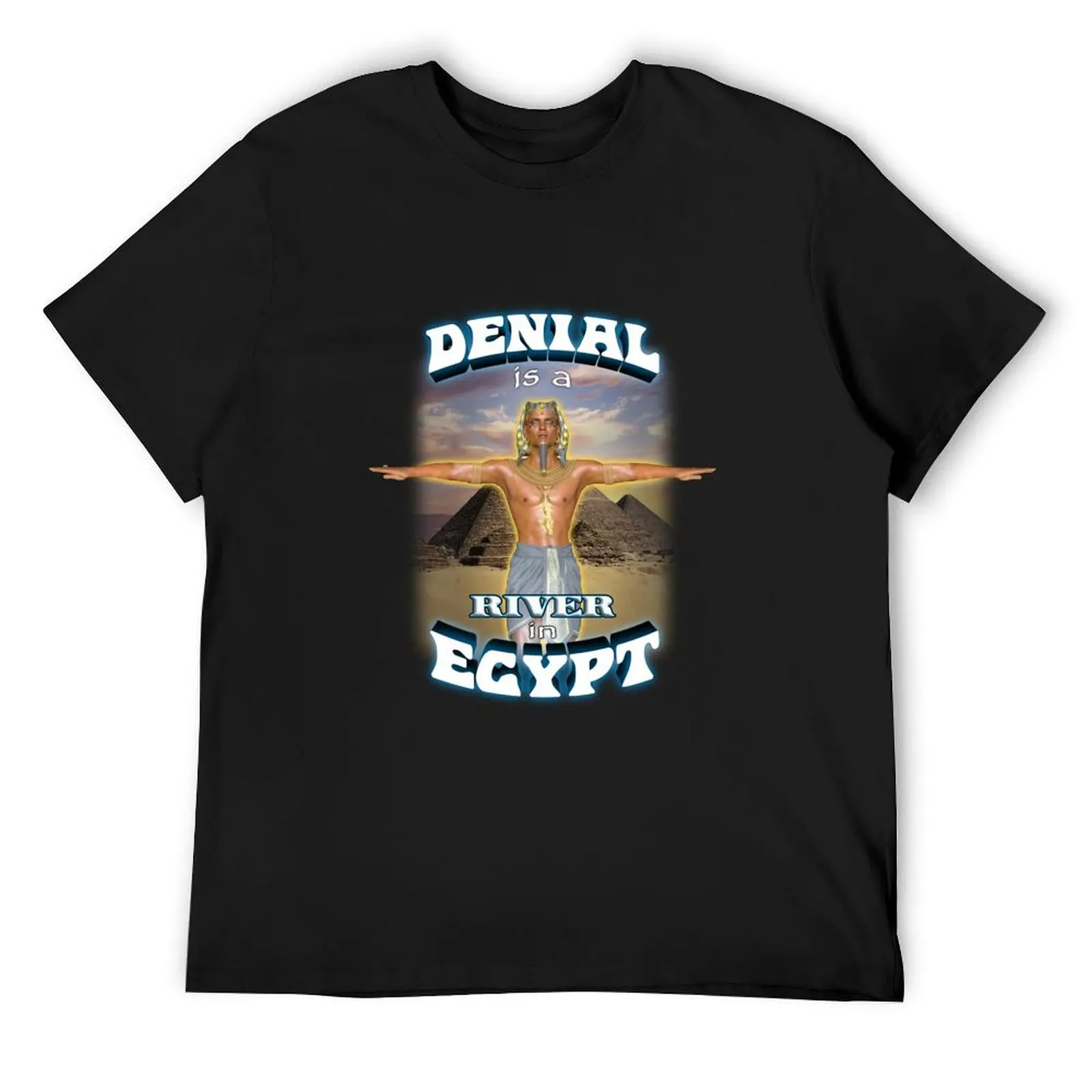 Футболка Denial is a River in Egypt одежда в стиле хиппи рубашка Croswit мужские рубашки