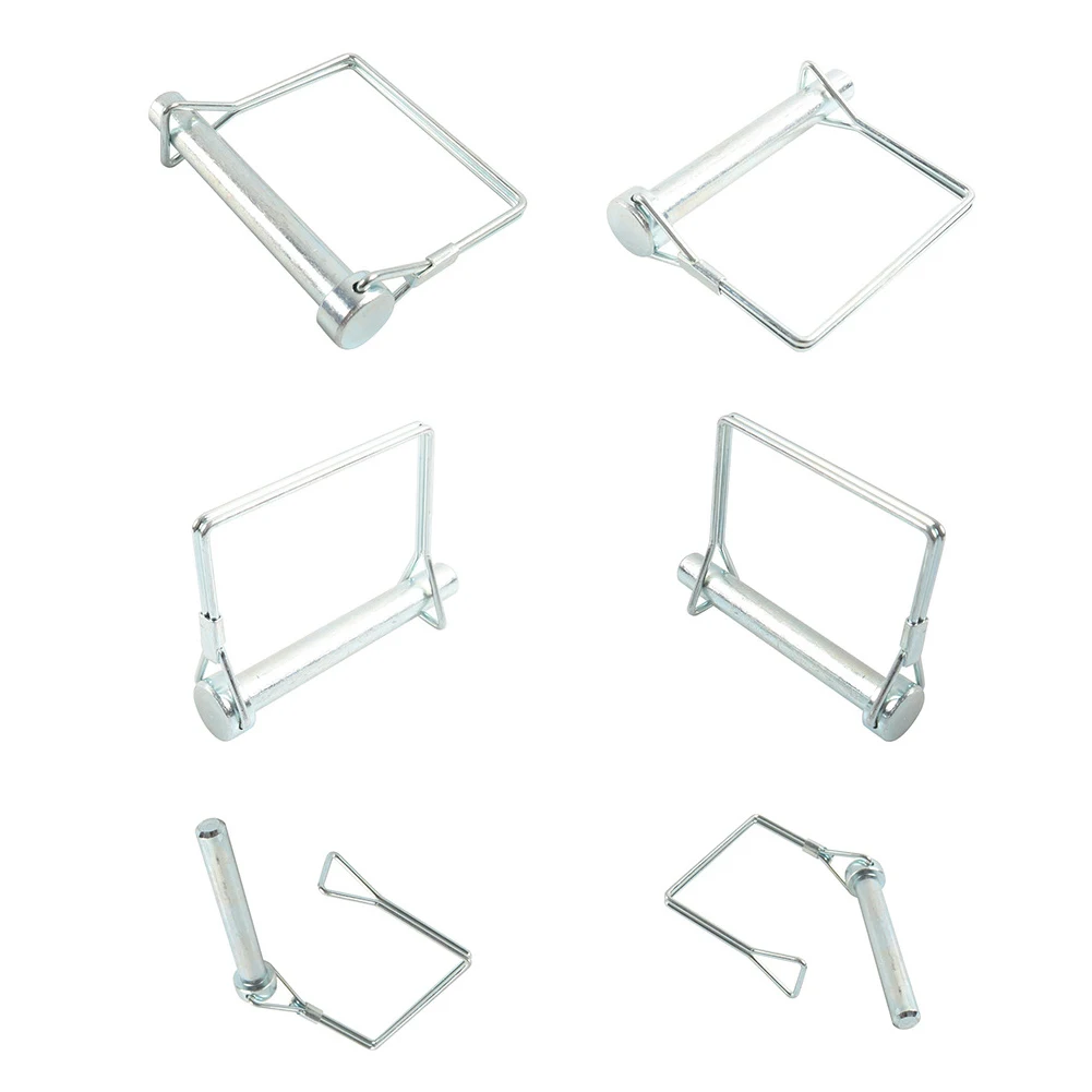 Hitch Pin Lock M6*70mm Safety Pin Lock Trailer Coupler 10pcs 6mm Diameter 70mm Metal Silver For Trailer Jack Pin
Hitch Pin Lock M6*70mm Safety Pin Lock Trailer Coupler 10pcs 6mm Diameter 70mm Metal Silver For Trailer Jack Pin