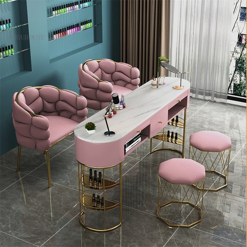 Nordic Marble Nail Table Salon Furniture Creative Manicure Table Luxury Single or Double Professional Manicure Table Set U A
Nordic Marble Nail Table Salon Furniture Creative Manicure Table Luxury Single or Double Professional Manicure Table Set U A