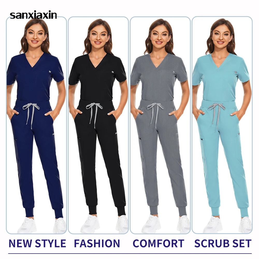 Women Scrub Top V-Neck 8 Color Scrub Uniforms thin Nurse Scrub Set scrubs uniform nurse accessories Hospital Scientist work set
Women Scrub Top V-Neck 8 Color Scrub Uniforms thin Nurse Scrub Set scrubs uniform nurse accessories Hospital Scientist work set