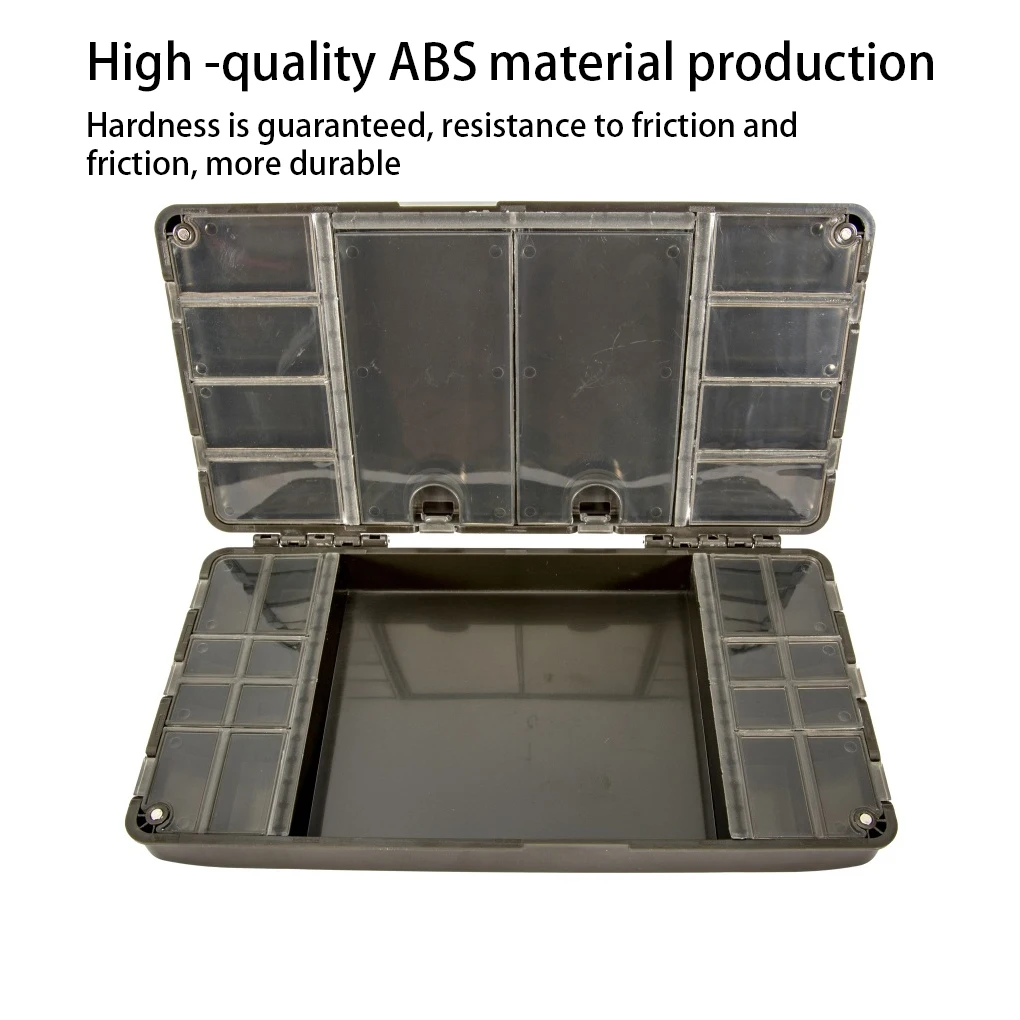 Fishing Tackle Box Carp Lid Portable Durable Storage Boxes Thickened Multipurpose Sorting Accessory Outdoor Adult
Fishing Tackle Box Carp Lid Portable Durable Storage Boxes Thickened Multipurpose Sorting Accessory Outdoor Adult