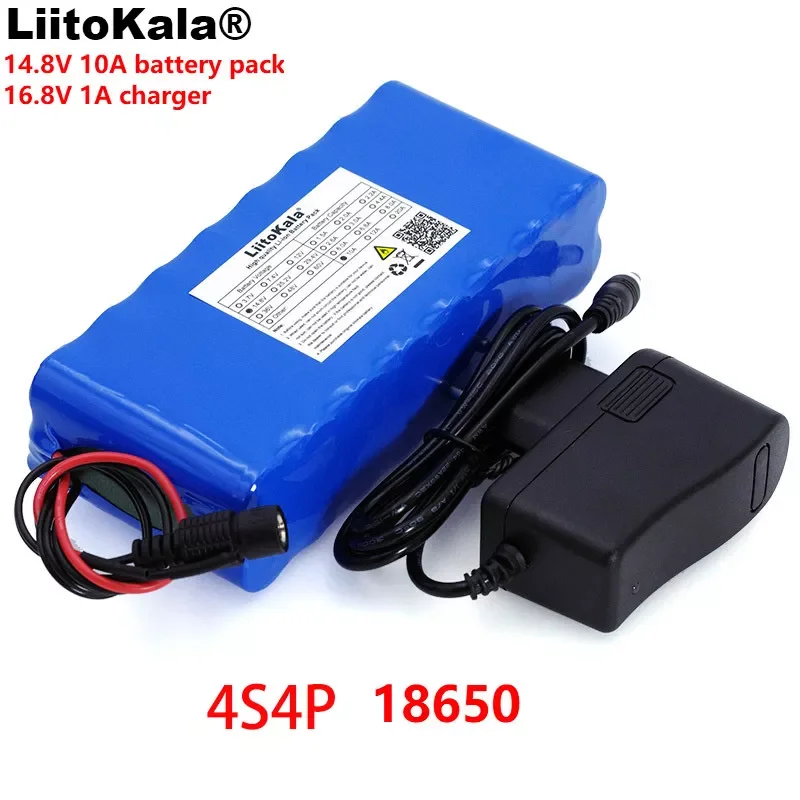 2023New LiitoKala 14.8V 10Ah 18650 li-iom battery pack night fishing lamp heater miner's lamp amplifier battery with BMS+16.
2023New LiitoKala 14.8V 10Ah 18650 li-iom battery pack night fishing lamp heater miner's lamp amplifier battery with BMS+16.