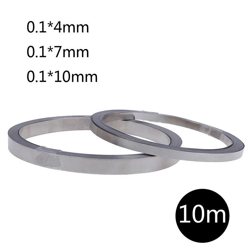 10m Pure Ni Plate Nickel Strip Tape For Li 18650 Battery Spot Welding 0.1mm Thickness High Quality
10m Pure Ni Plate Nickel Strip Tape For Li 18650 Battery Spot Welding 0.1mm Thickness High Quality